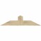 Ekena Millwork Portland Rough Sawn Timber Gable Bracket, Douglas Fir, 48"W x 12"H x 2"D x 6"F, 6/12 Pitch GBW048X12X0206POR00RDF - alternate 1
